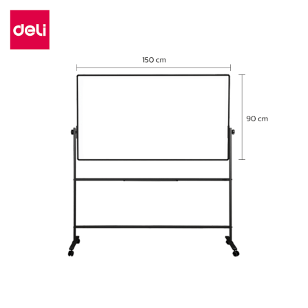 กระดานไวท์บอร์ด Deli E7883-SL-01 ขนาด 90 x 150 cm_5